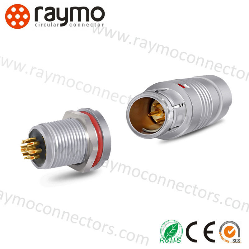 Bayonet Connection Industrial Circular Connectors for Secure and Durable Connections 4/7/10/19/32/50pins 500 Mating Cycles