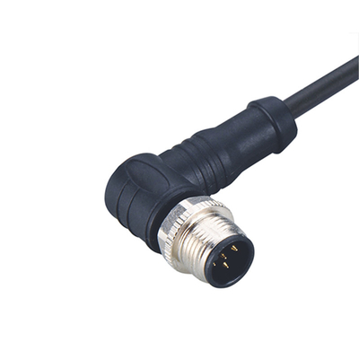 M12肘8 Pinのミニチュア円コネクターはねじのカップリングを防水する