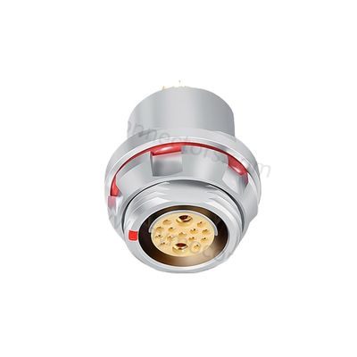DINメス丸型プッシュプルコネクタ 15ピン IP68 AF1031