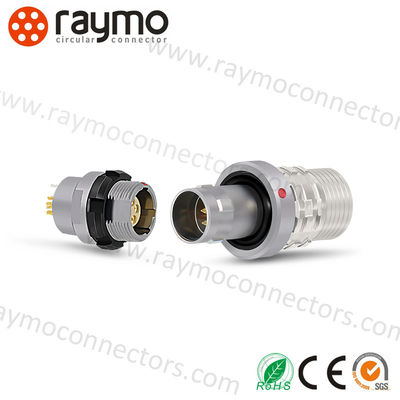 AMC軍用コネクタ 5Gbps シルバー 10mm プッシュ・プル 防衛アプリケーション 円章 A11W*M-P27XBC0-0000